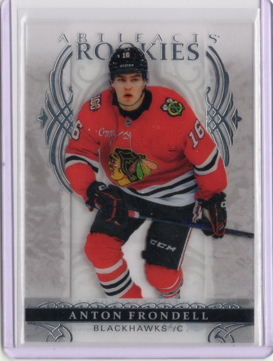 2026-27 UD Artifacts ANTON FRONDELL SSP Clear Cut Acetate Rookie Blackhawks Fire 2026-27 UD Artifacts ANTON FRONDELL SSP Clear Cut Acetate Rookie Blackhawks Fire