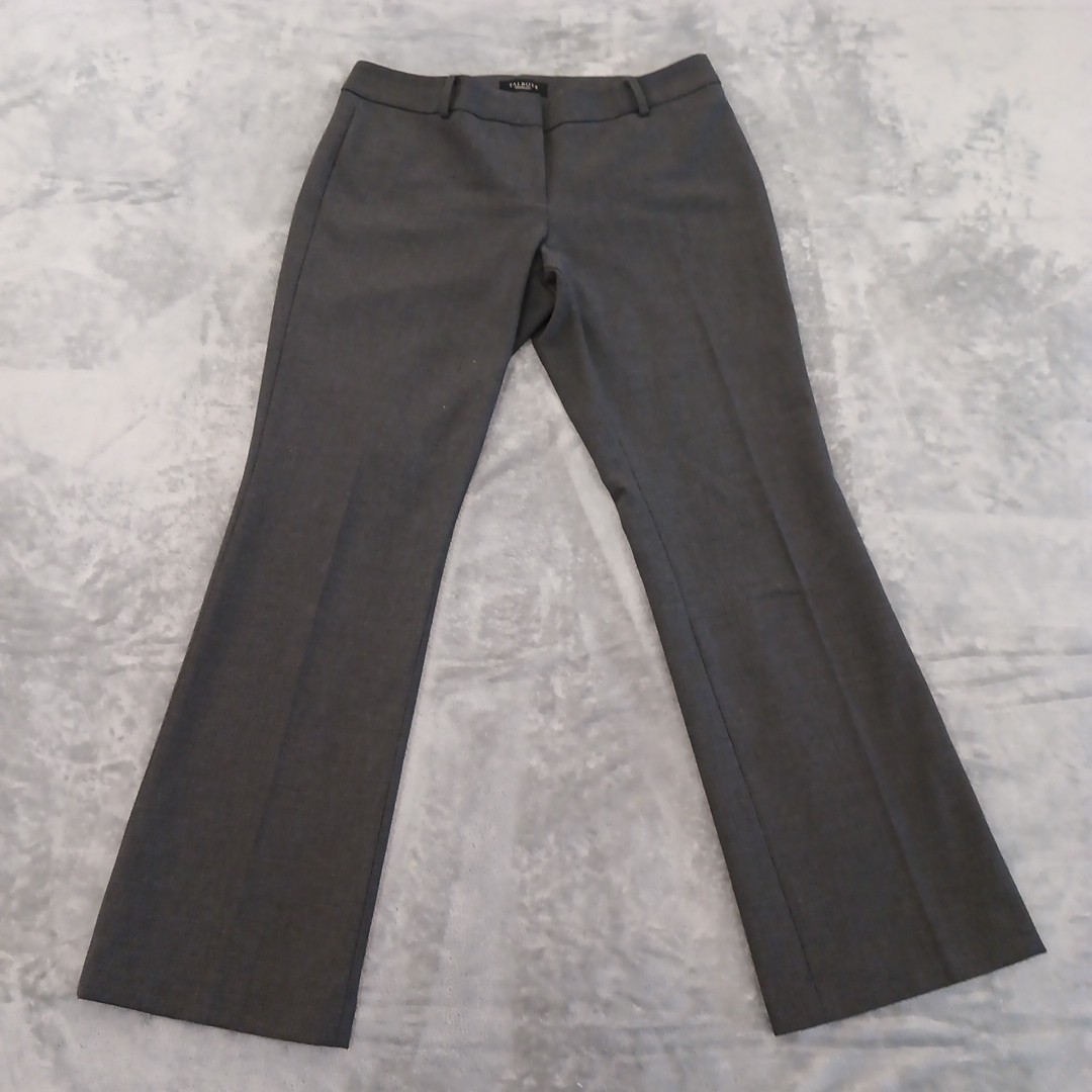 Talbots Modern Dress Pants Womens Size 12 Gray Bootcut 36x31.5 Mid Rise Talbots Modern Dress Pants Womens Size 12 Gray Bootcut 36x31.5 Mid Rise