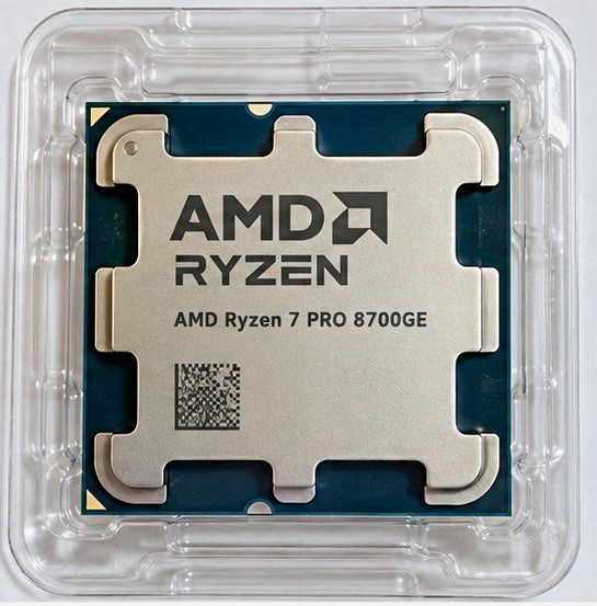 AMD Ryzen 7 PRO 8700GE 8-Core/16-Thread Up to 5.1GHz AM5 (FL1) AMD Ryzen 7 PRO 8700GE 8-Core/16-Thread Up to 5.1GHz AM5 (FL1)