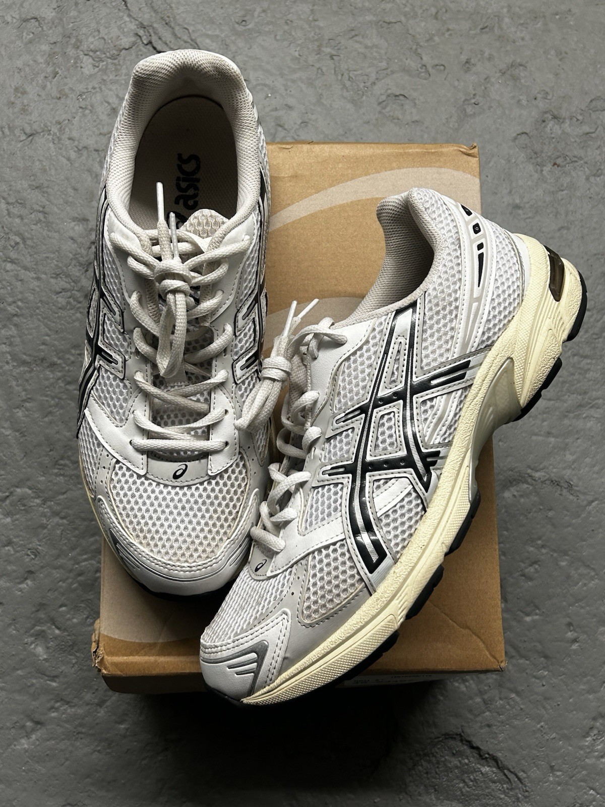 ASIC Gel-1130 Cloud Grey Size 9.5 Mens 1201A256-118 Original Box