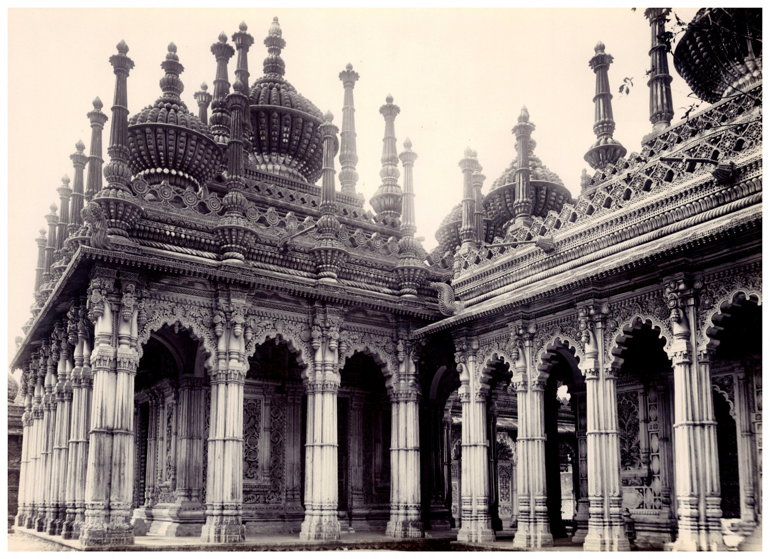 F. Nelson, India, Junagadh, Hamid Khan in the Makbara Vintage Albums Print Ti