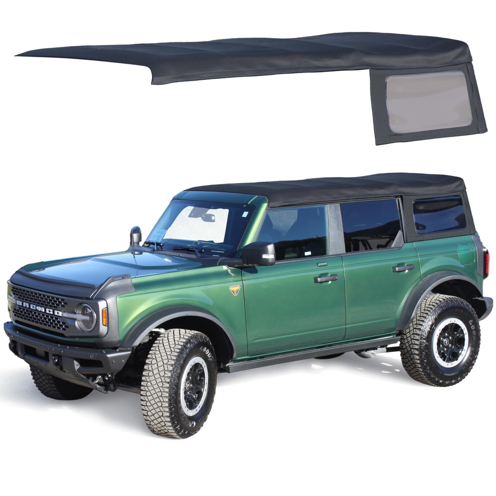 Sierra Offroad Soft Top Replacement 2021 - 2026 Ford Bronco 4DR - Black, Canvas