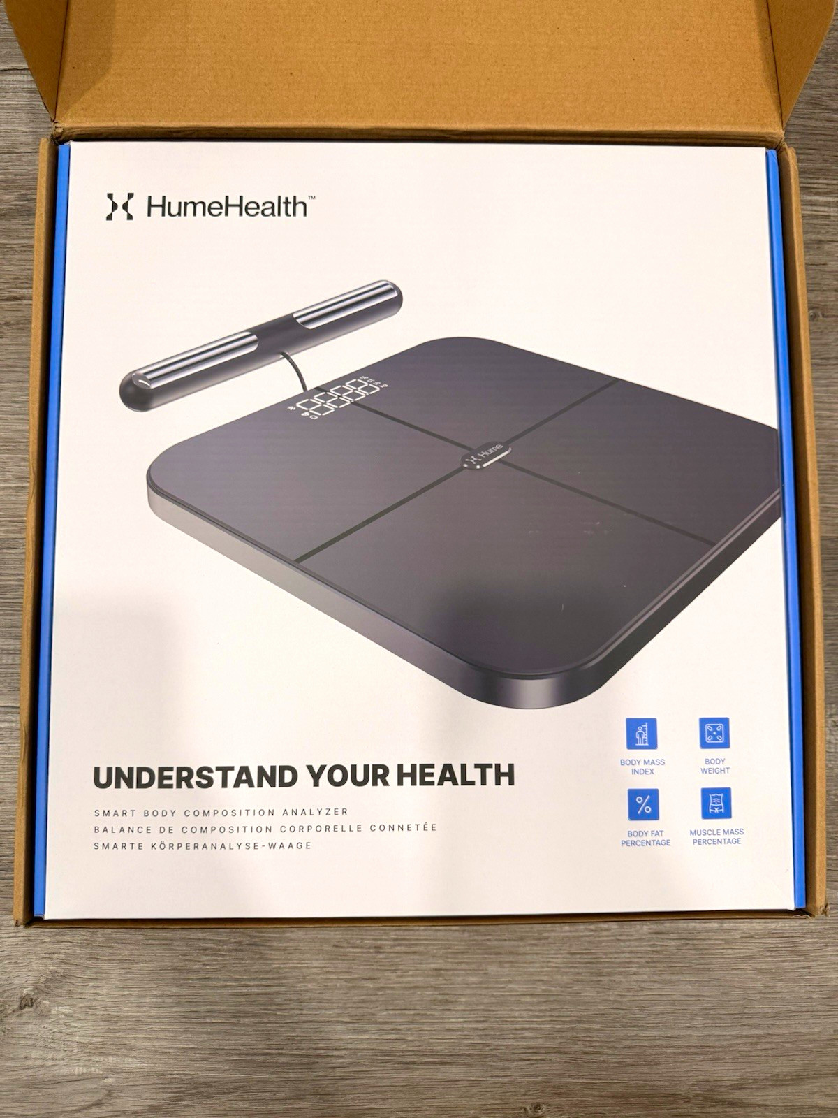 HumeHealth BodyPod Smart Body Composition Scale w/ Handgrip Bluetooth 400lb HumeHealth BodyPod Smart Body Composition Scale w/ Handgrip Bluetooth 400lb