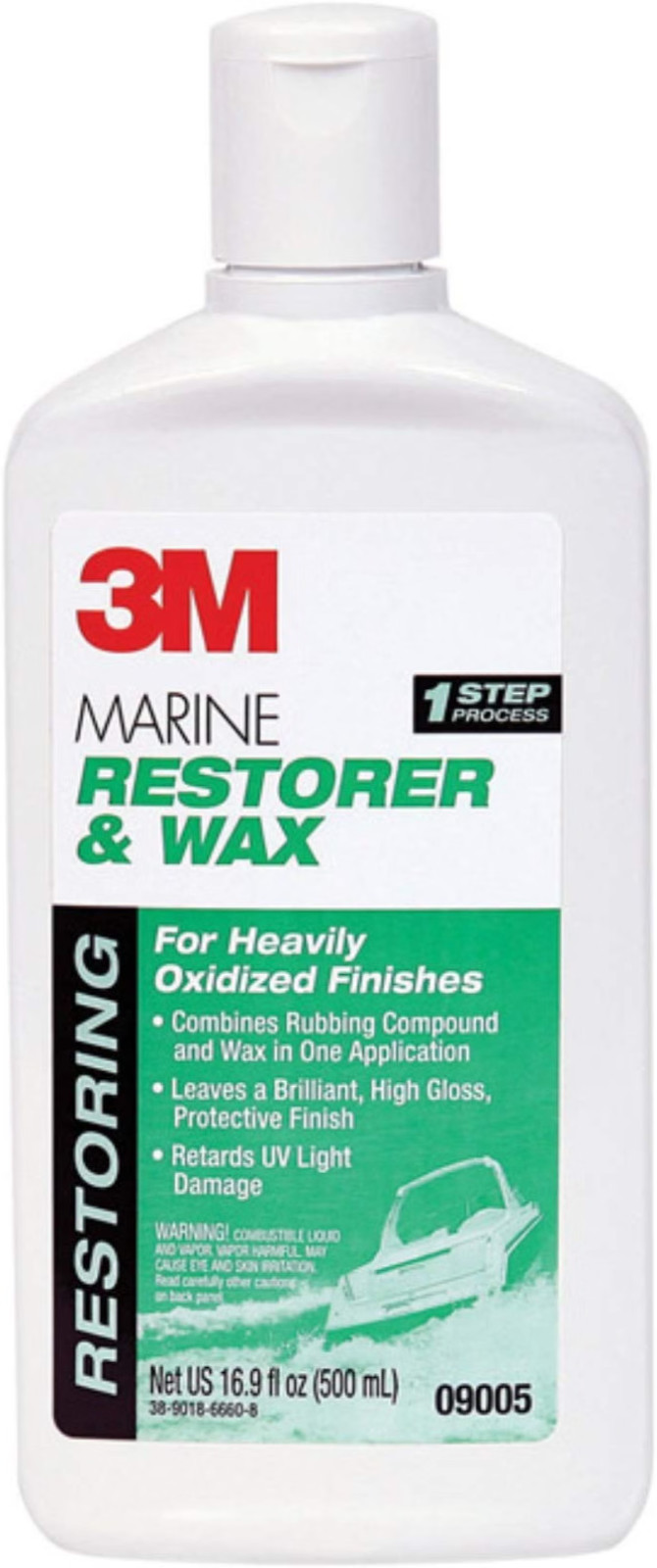 3M 09005 Marine Restorer & Wax, 16 oz. 3M 09005 Marine Restorer & Wax, 16 oz.