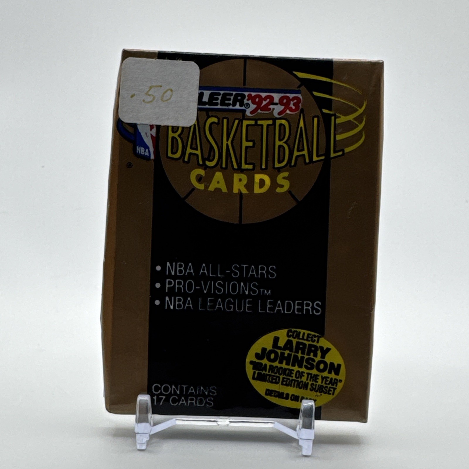 1992-93 Fleer Basketball 17-CARD UNOPENED PACK..................O\'NEAL ROOKIE? 1992-93 Fleer Basketball 17-CARD UNOPENED PACK..................O\'NEAL ROOKIE?