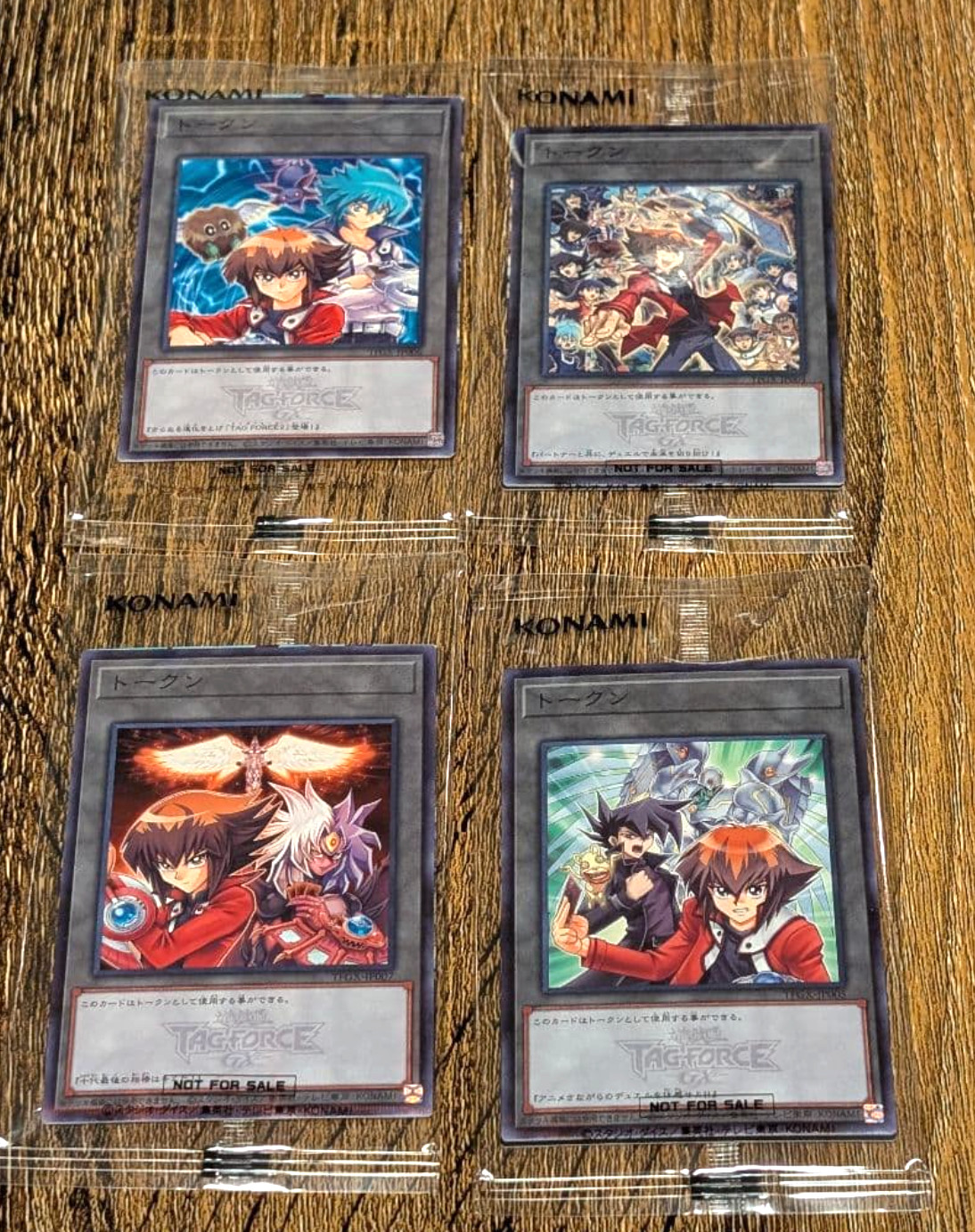 Yu-Gi-Oh TGS 2026 Tag Force GX Promo Token Card 4 kinds Complete set Japanese
