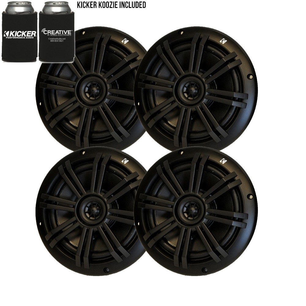 Kicker Black OEM Replacement Marine 6.5