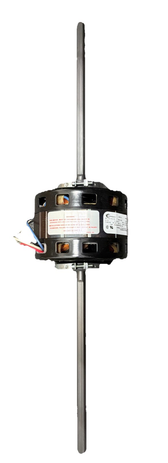 CENTURY MOTORS DBL4404 DOUBLE SHAFT MOTOR 1/10-1/20 HP 115V 1550 RPM CENTURY MOTORS DBL4404 DOUBLE SHAFT MOTOR 1/10-1/20 HP 115V 1550 RPM