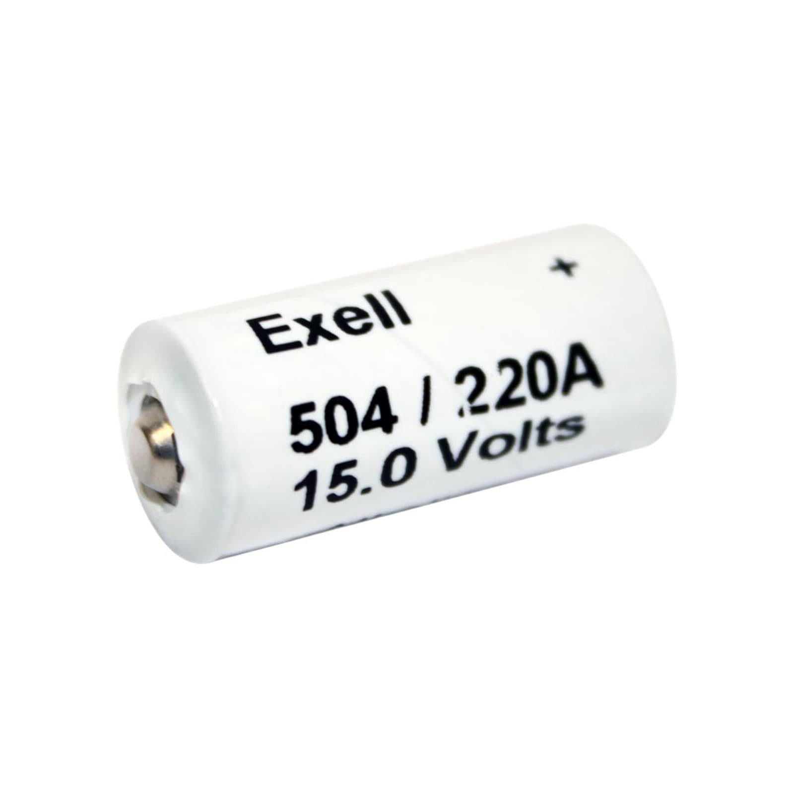 Exell Alkaline Battery A220/504A Compatible With NEDA 220 Eveready 504
