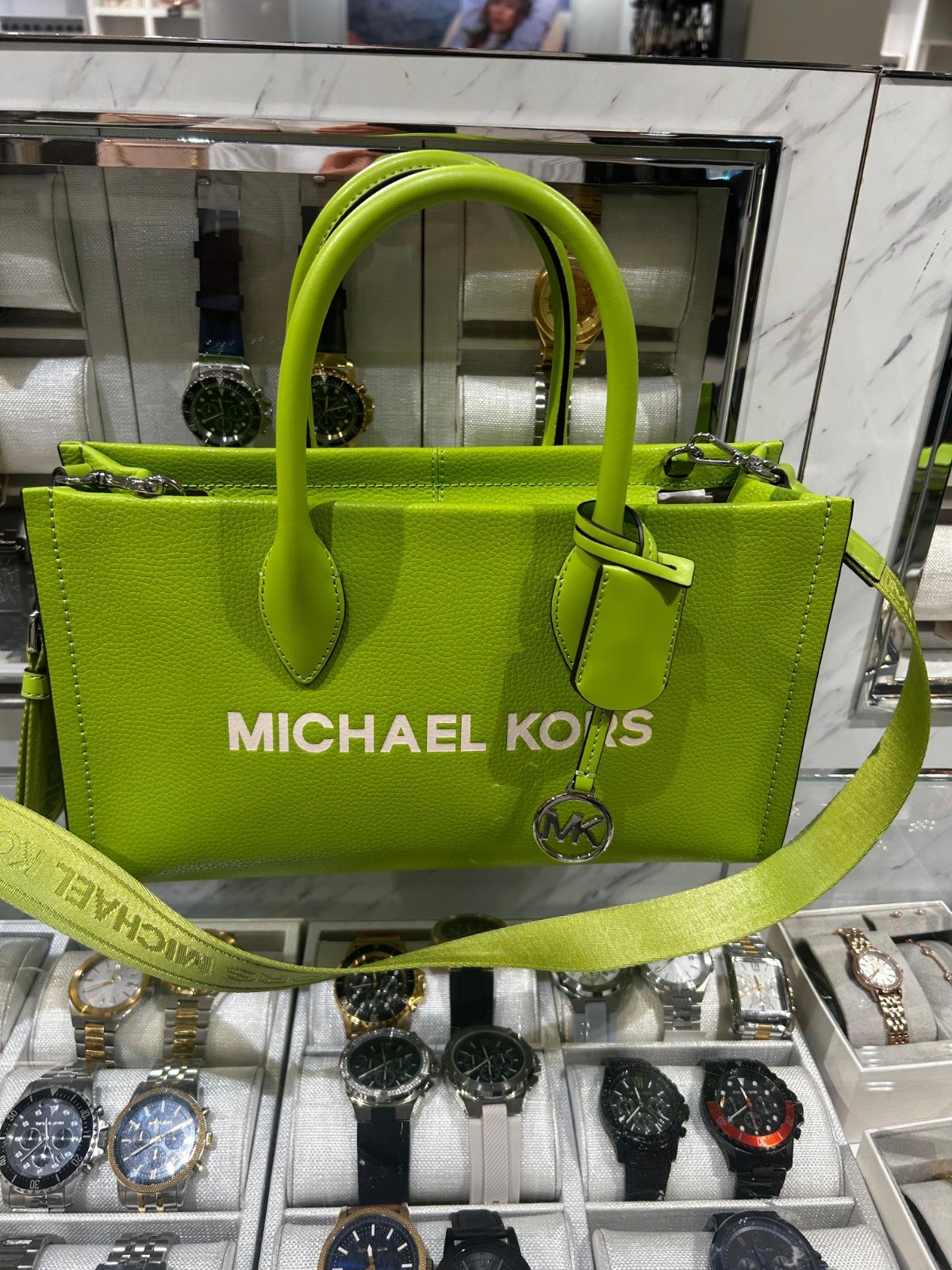 Michael Kors Mirella Lady Medium Crossbody Leather Satchel Shoulder Bag Handbag Michael Kors Mirella Lady Medium Crossbody Leather Satchel Shoulder Bag Handbag