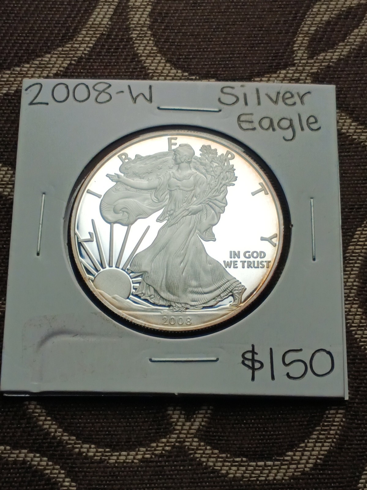 2008 (W) American Silver Eagle $1 Brilliant Uncirculated Gem- West Point 2008 (W) American Silver Eagle $1 Brilliant Uncirculated Gem- West Point