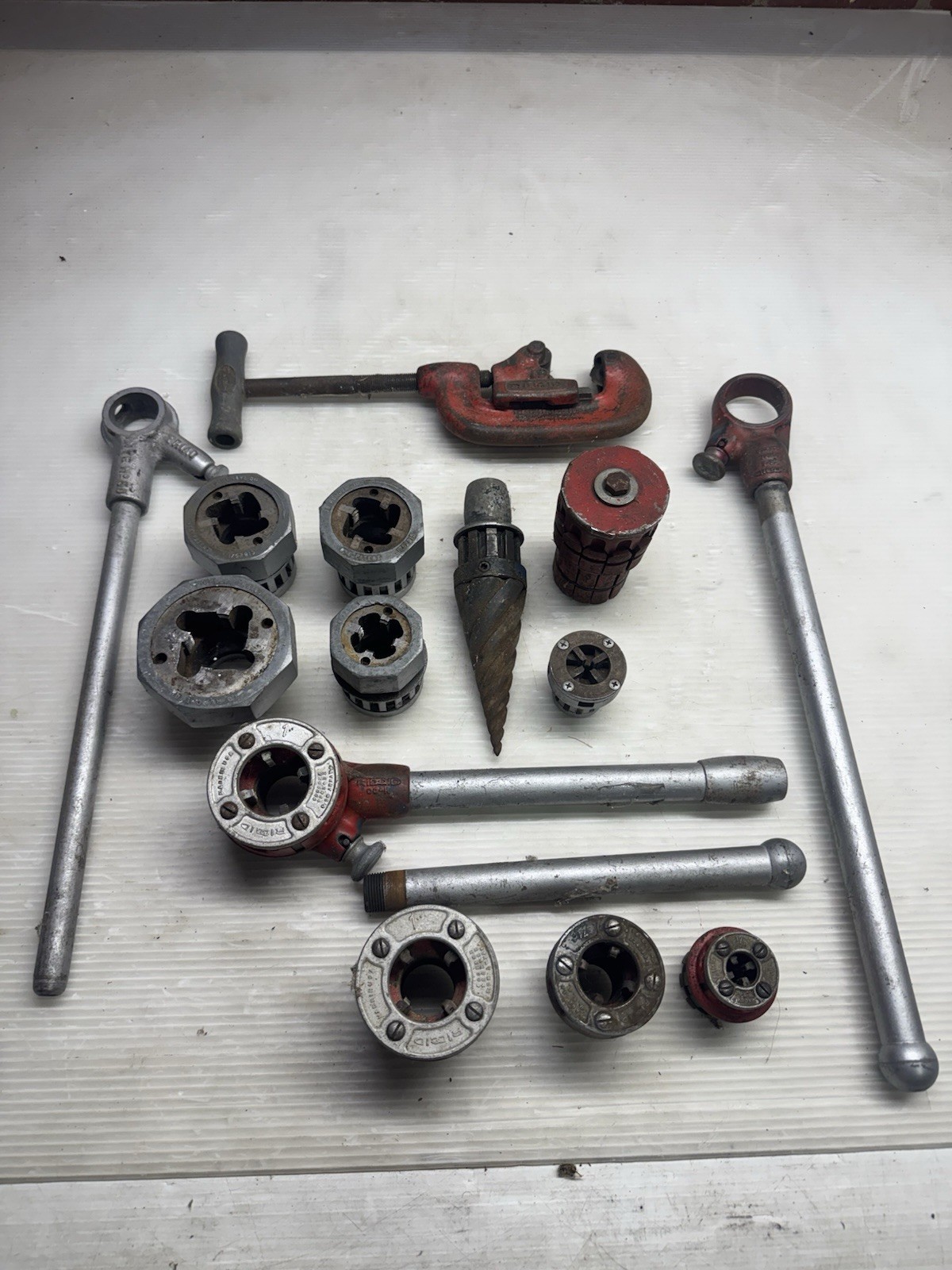 Vintage Ridgid Hand Threaders Lot Vintage Ridgid Hand Threaders Lot