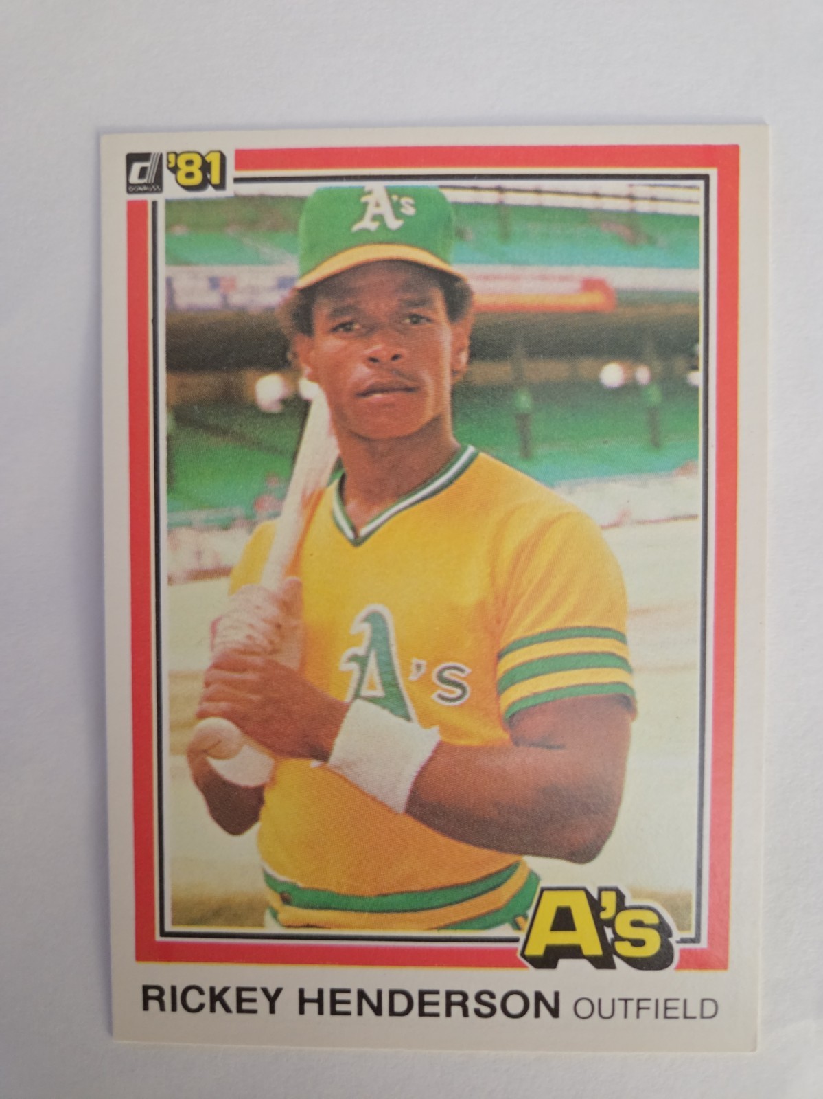 1981 Donruss - Rickey Henderson #119