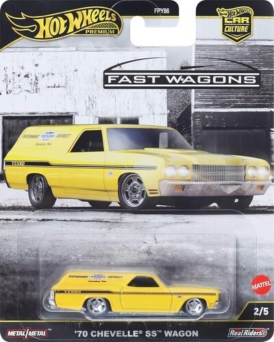 WB Mattel - Hot Wheels Premium: \'70 Chevelle SS Wagon (Collectible, Toy Car) WB Mattel - Hot Wheels Premium: \'70 Chevelle SS Wagon (Collectible, Toy Car)