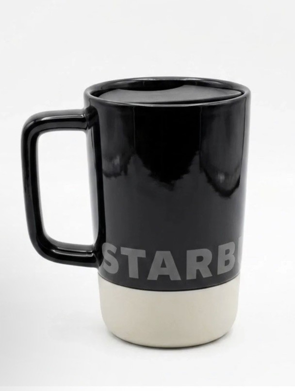 2025 Starbucks Mug Black & White Desktop NWT Logo Ceramic w/Rubber Bottom HTF 2025 Starbucks Mug Black & White Desktop NWT Logo Ceramic w/Rubber Bottom HTF