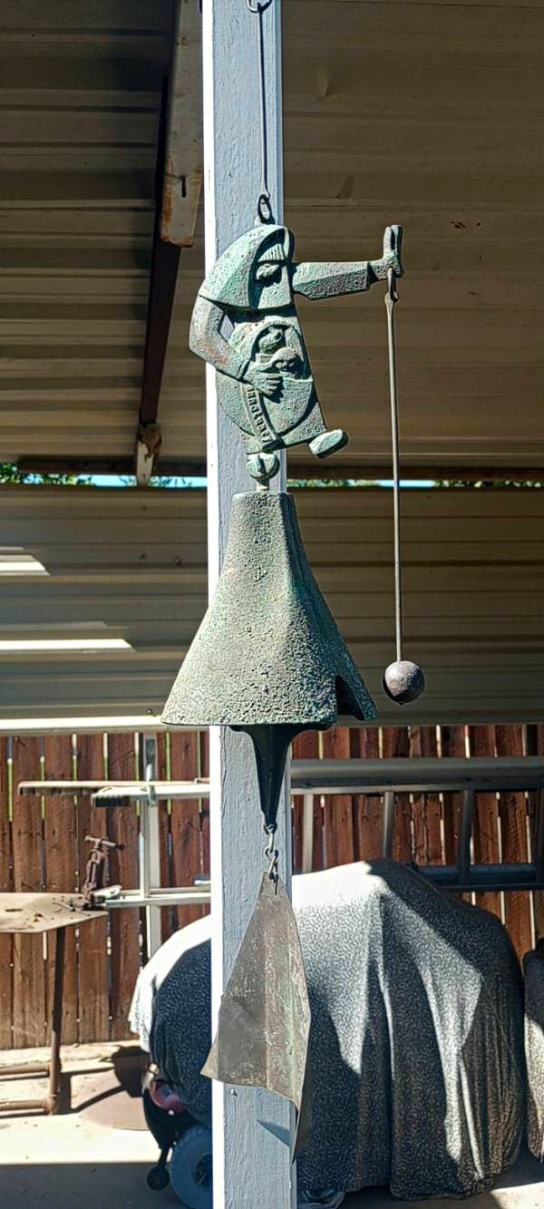 Vintage Paolo Soleri Cosanti Bronze Wind Bell Chime 