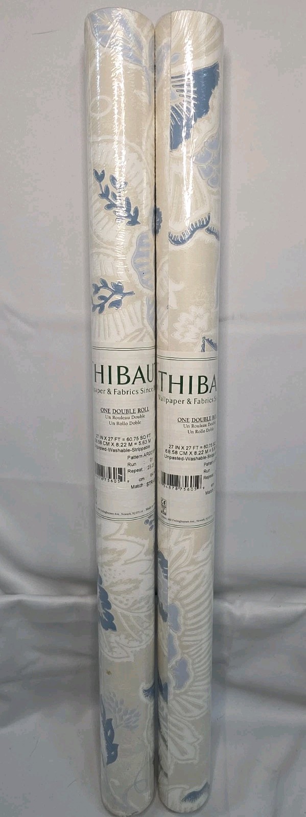 Thibaut AR00161 Umbria Wallpaper Floral Two Double Rolls New Discontinued Thibaut AR00161 Umbria Wallpaper Floral Two Double Rolls New Discontinued