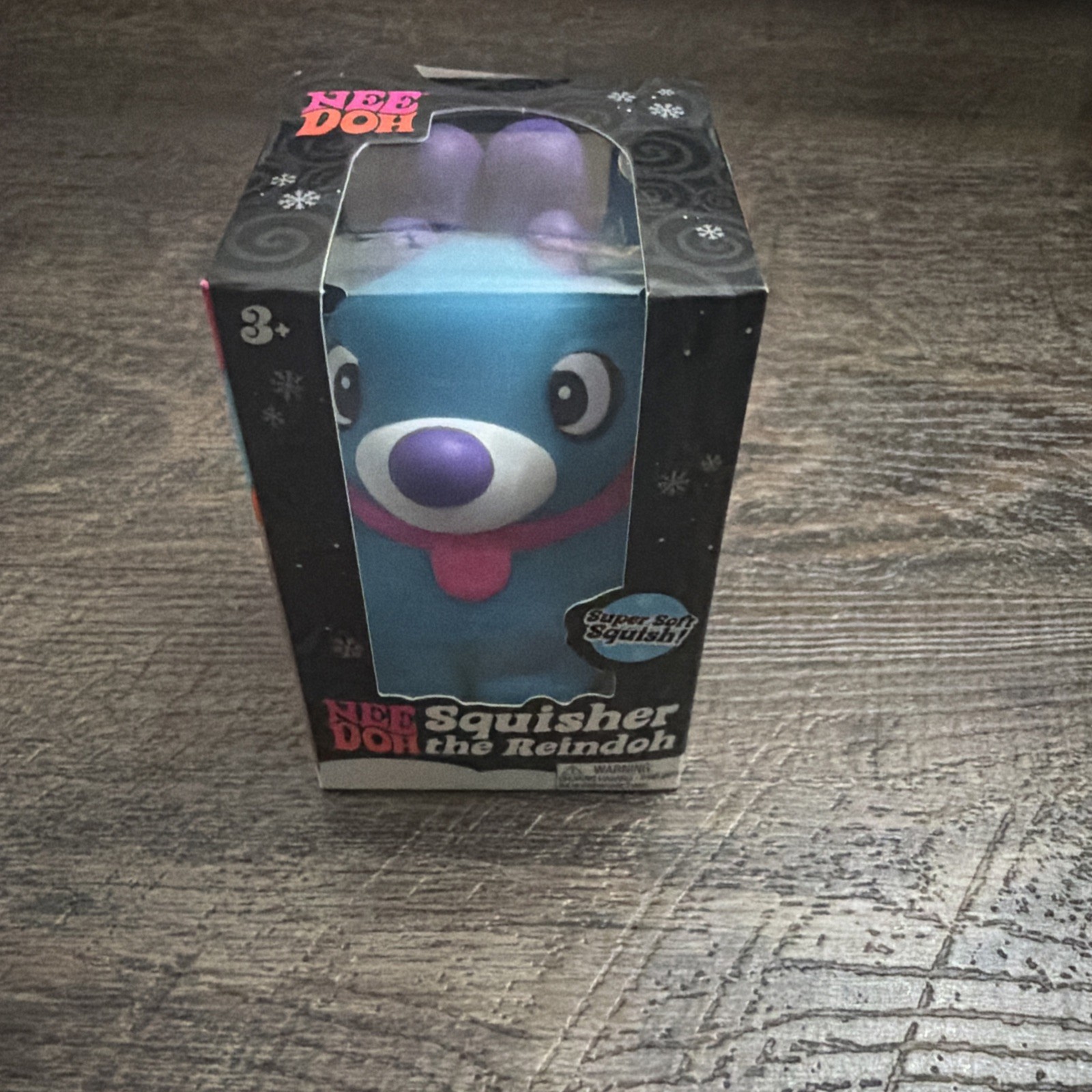 NeeDoh Squisher the Reindoh Squeeze Toy Nee Doh Reindeer Christmas Blue NeeDoh Squisher the Reindoh Squeeze Toy Nee Doh Reindeer Christmas Blue