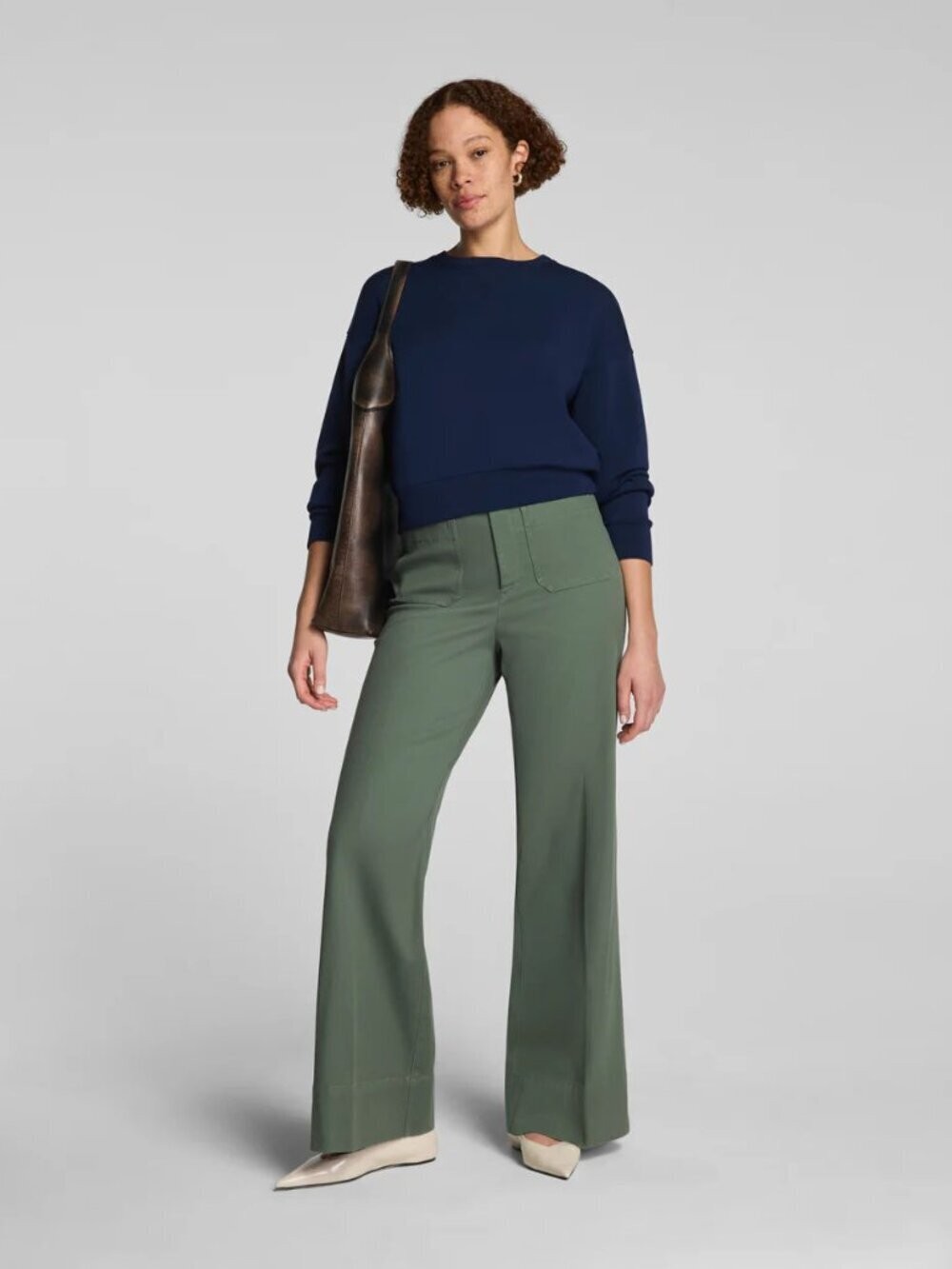 *NEW* SPANXsupersmooth® Stretch Twill Wide Leg Pant