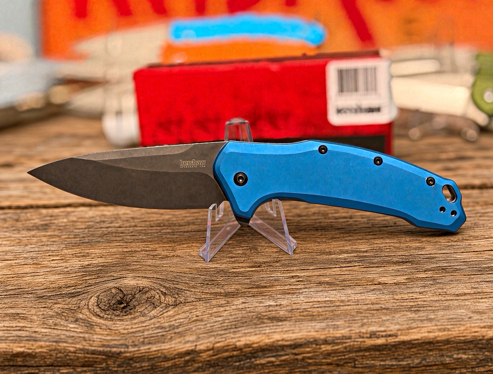 Kershaw Link 1776NBBW Blue/Black Aluminum AUTHENTIC Spring Assisted Open Kershaw Link 1776NBBW Blue/Black Aluminum AUTHENTIC Spring Assisted Open