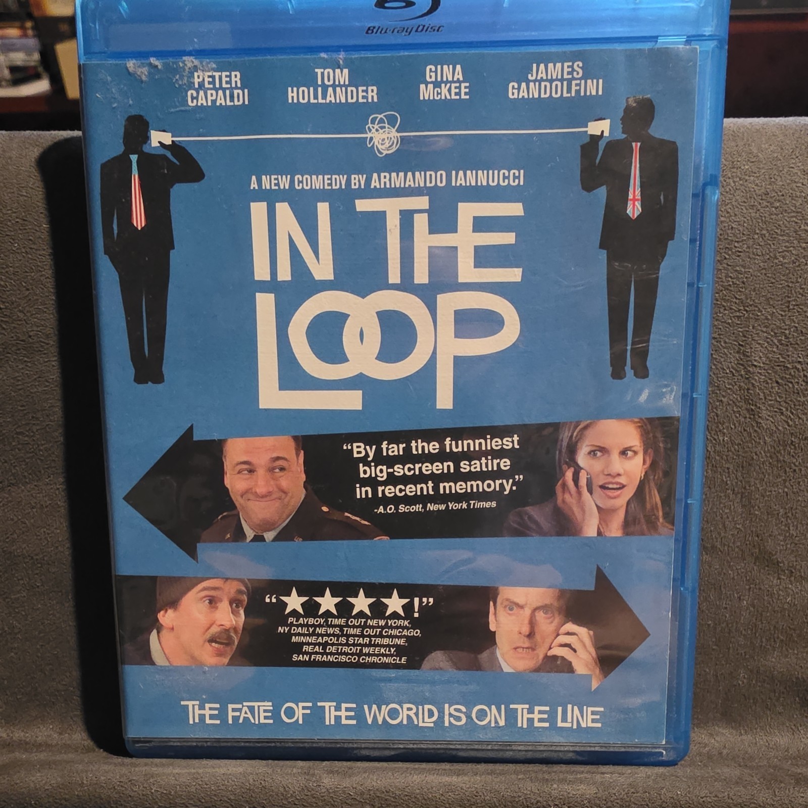 In the Loop (Blu-ray, 2009) James Gandolfini Peter Capaldi, Tom Hollander BBC In the Loop (Blu-ray, 2009) James Gandolfini Peter Capaldi, Tom Hollander BBC