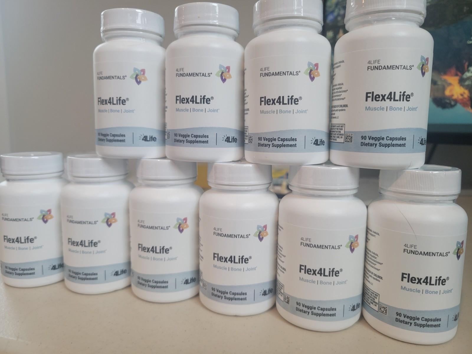 10 Bottles - Flex 4 Life - 4Life Supplement 30 Capsules New Sealed 10 Bottles - Flex 4 Life - 4Life Supplement 30 Capsules New Sealed