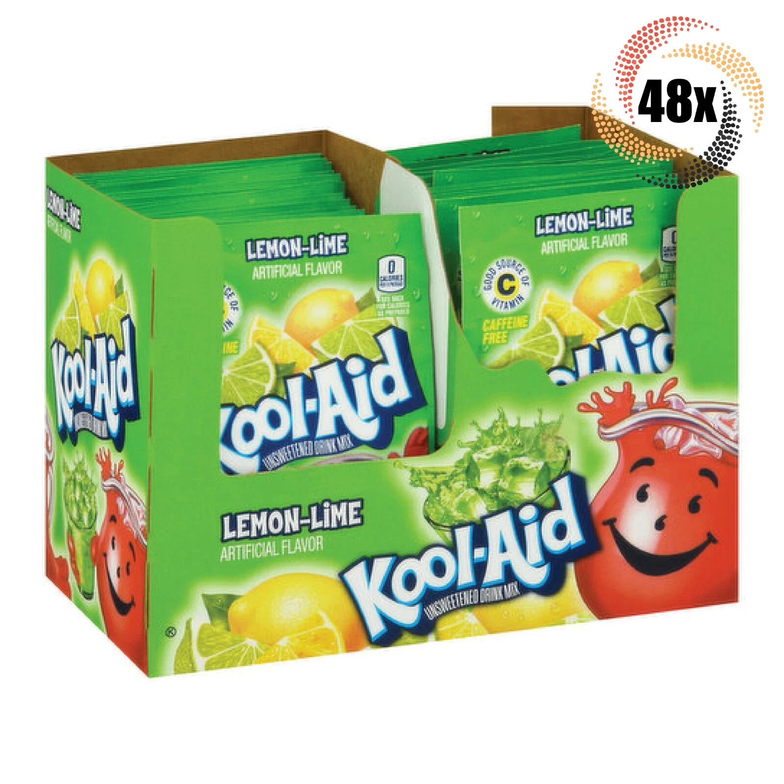Kool-Aid Lemon Lime Soft Drink Mix | ( Pack of 48 ) Kool-Aid Lemon Lime Soft Drink Mix | ( Pack of 48 )