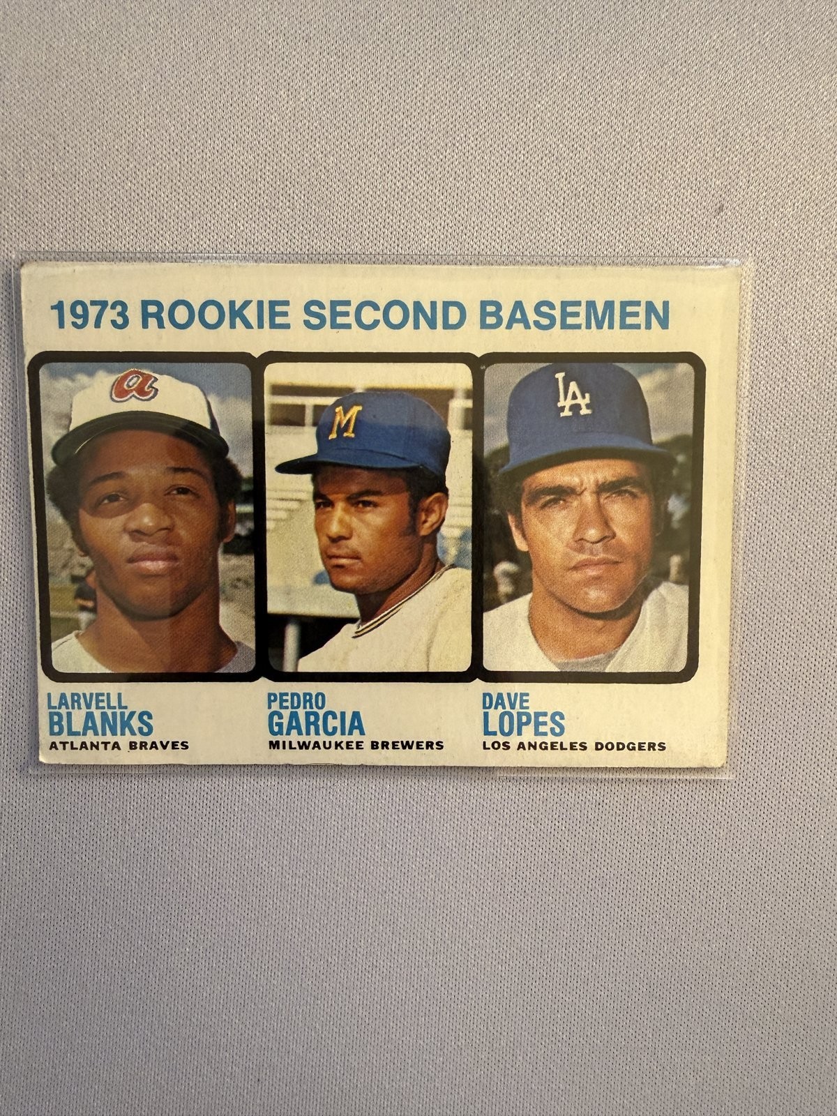 1973 Topps #609 Rookie Second Basemen Davey Lopes RC High Number Dodgers