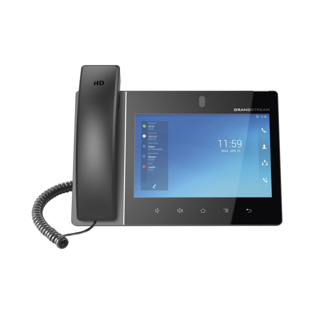 Grandstream GXV3480 Android 11 IP Phone, 16 SIP lines with 16 accounts, 8\