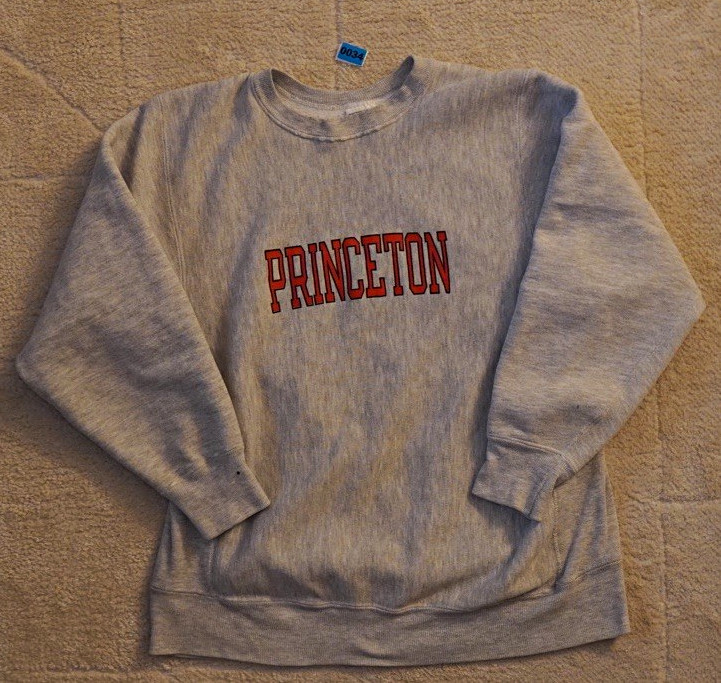 Vintage 80s Bassett Walker Cross The Grain Princeton University Sweatshirt Large Vintage 80s Bassett Walker Cross The Grain Princeton University Sweatshirt Large