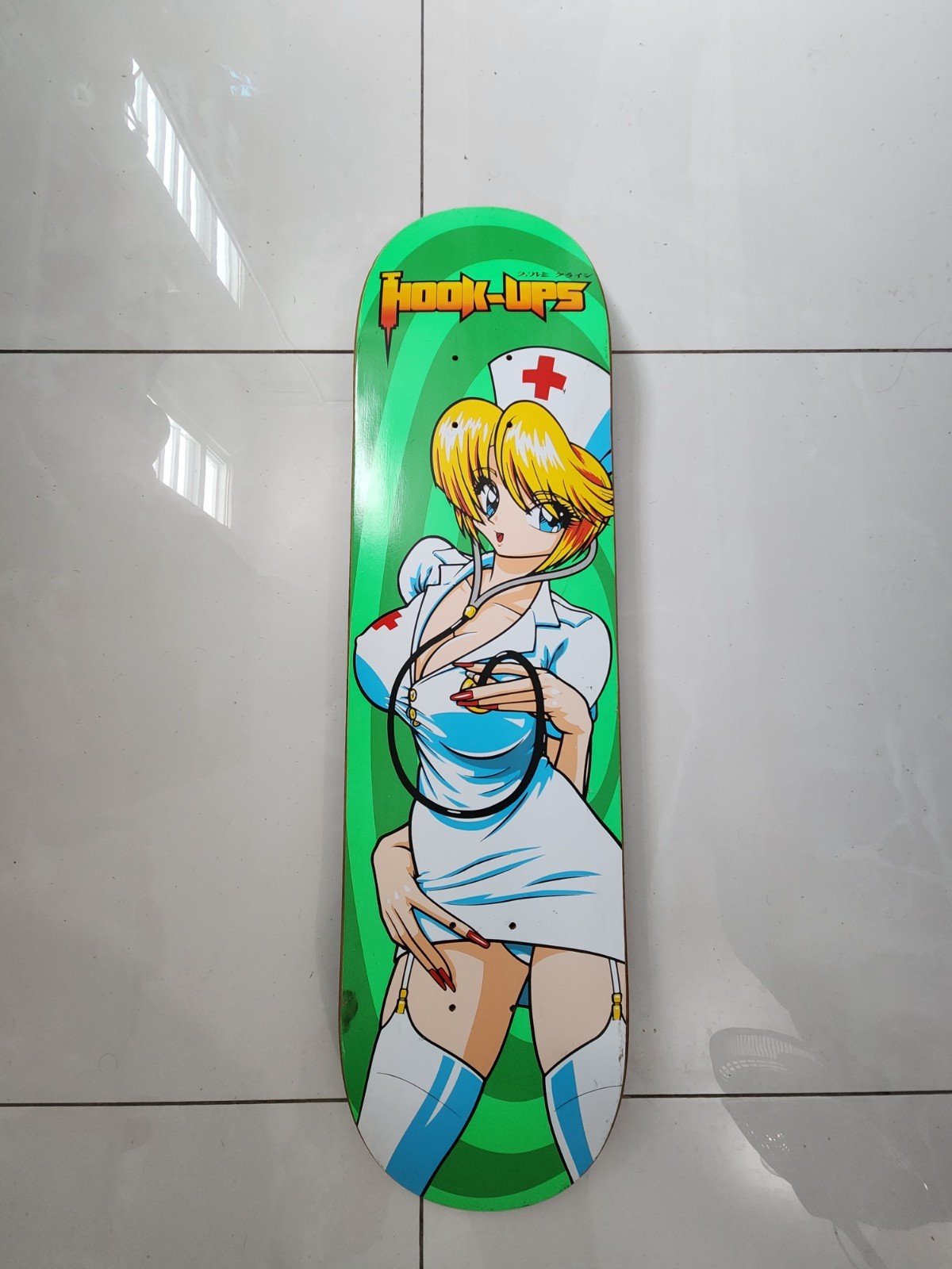 Hook UPS Skateboards Deck Nurse Girl Vintage rare Hook UPS Skateboards Deck Nurse Girl Vintage rare