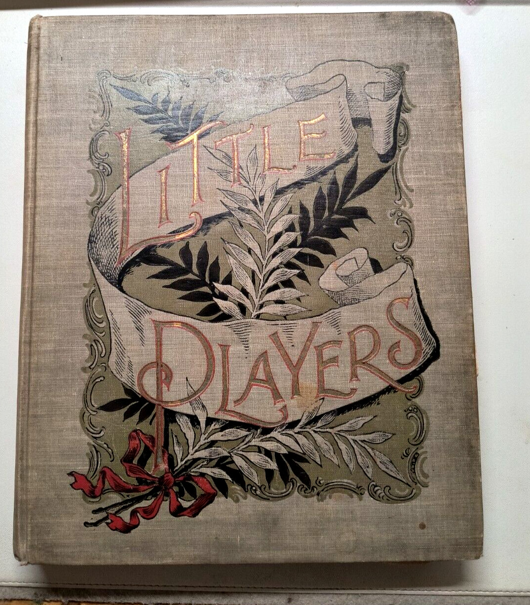 LITTLE PLAYERS McLoughlin Bros RARE 1880s-90s Victorian children\'s book LITTLE PLAYERS McLoughlin Bros RARE 1880s-90s Victorian children\'s book