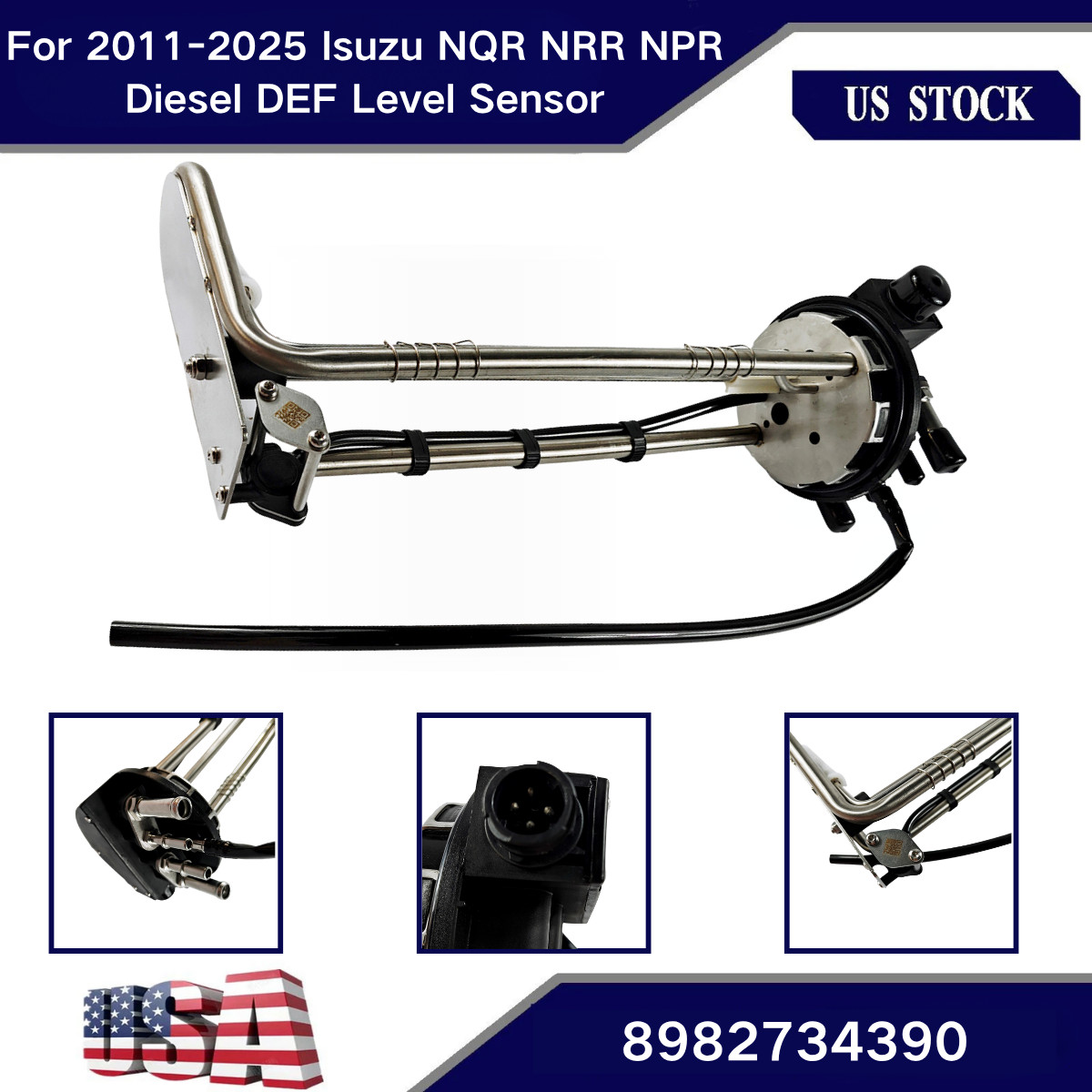 Diesel DEF Level Sensor 8982734390 For Isuzu NQR NRR NPR 2011-2025 8982734391 Diesel DEF Level Sensor 8982734390 For Isuzu NQR NRR NPR 2011-2025 8982734391