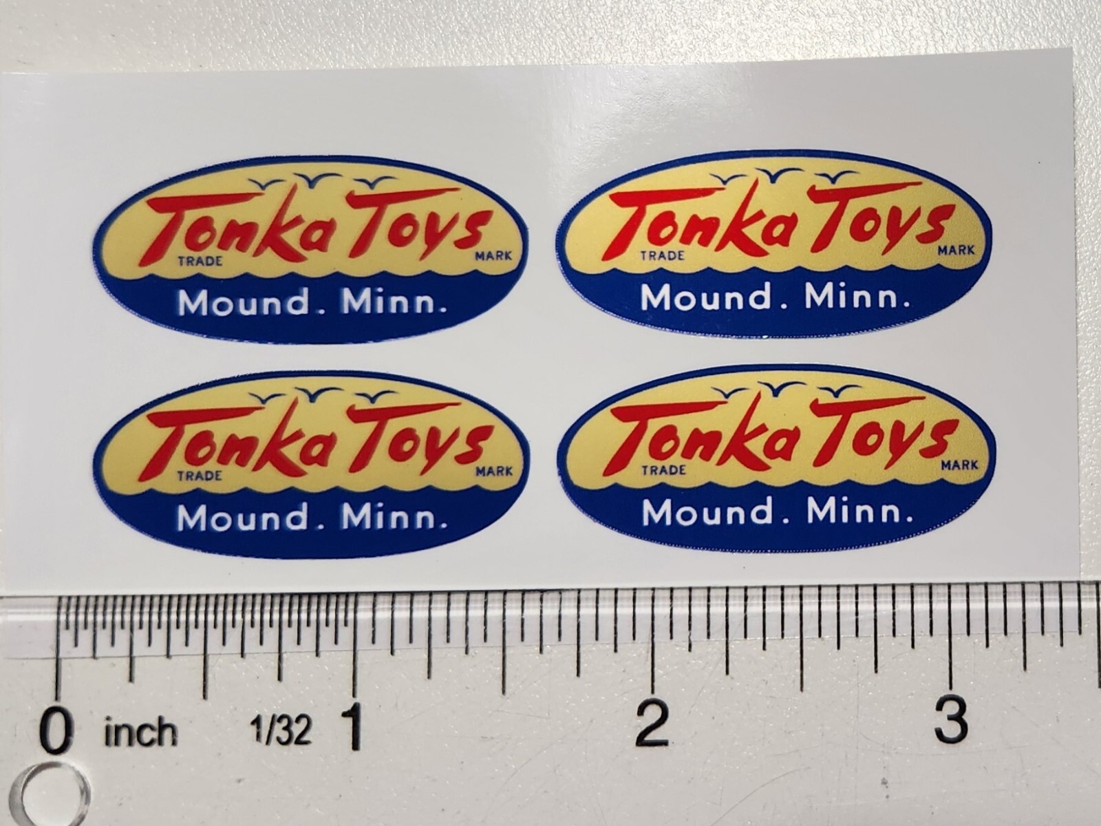 Tonka Logo Sticker 1956 To 1957 Vintage Oval Vinyl Decals Tonka Logo Sticker 1956 To 1957 Vintage Oval Vinyl Decals