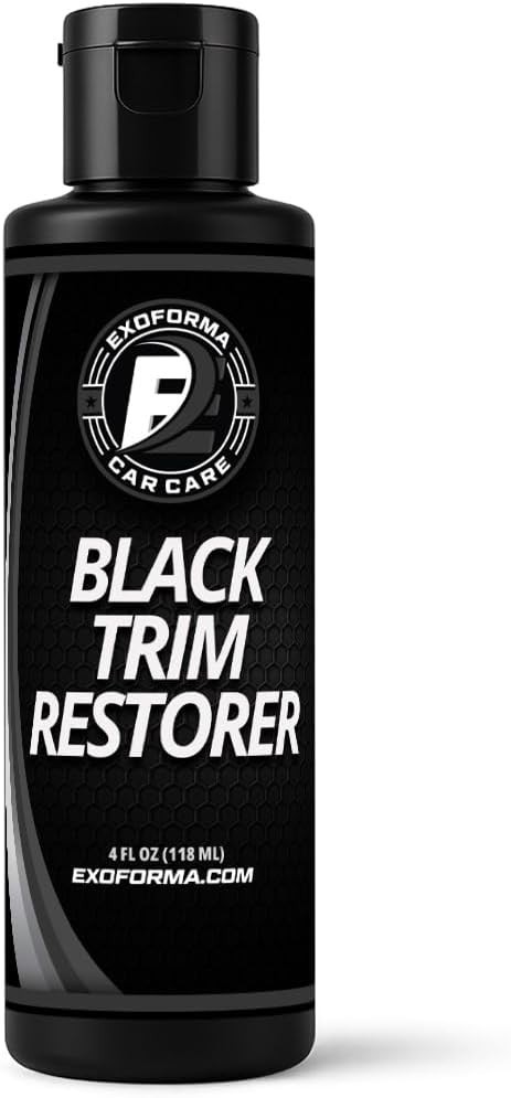 ExoForma Black Trim Restorer - Restores Factory Black to Plastic Trim - Protects ExoForma Black Trim Restorer - Restores Factory Black to Plastic Trim - Protects