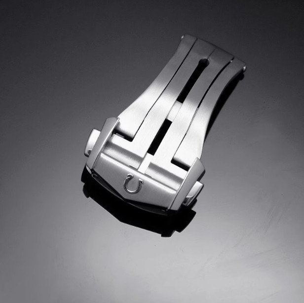 For Omega 18mm Stainless Steel Deployment Watch Clasp Buckle