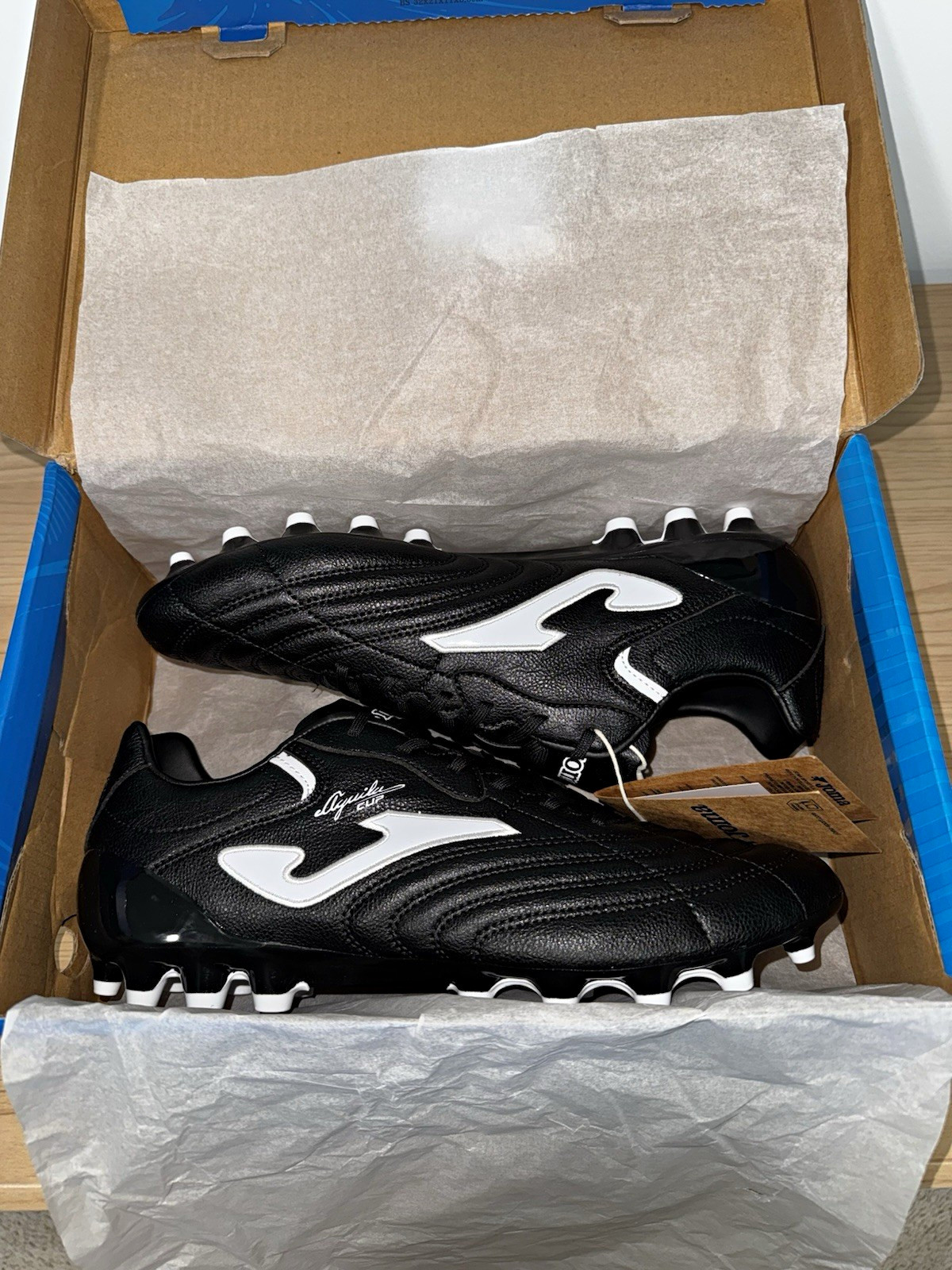 Joma Aguila Cup Black/White Football Cleats US 8.5 Joma Aguila Cup Black/White Football Cleats US 8.5