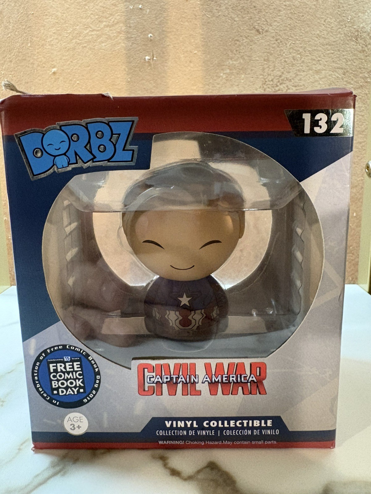 Funko Dorbz: Marvel - Steve Rogers - Diamond Comics (Exclusive) #132 Funko Dorbz: Marvel - Steve Rogers - Diamond Comics (Exclusive) #132