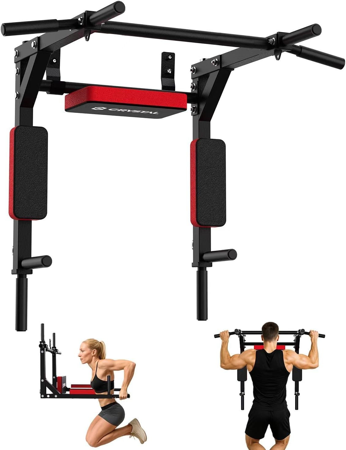 Multifunctional Wall Mounted Pull up Bar, Chin up Bar and Dip Multifunctional Wall Mounted Pull up Bar, Chin up Bar and Dip