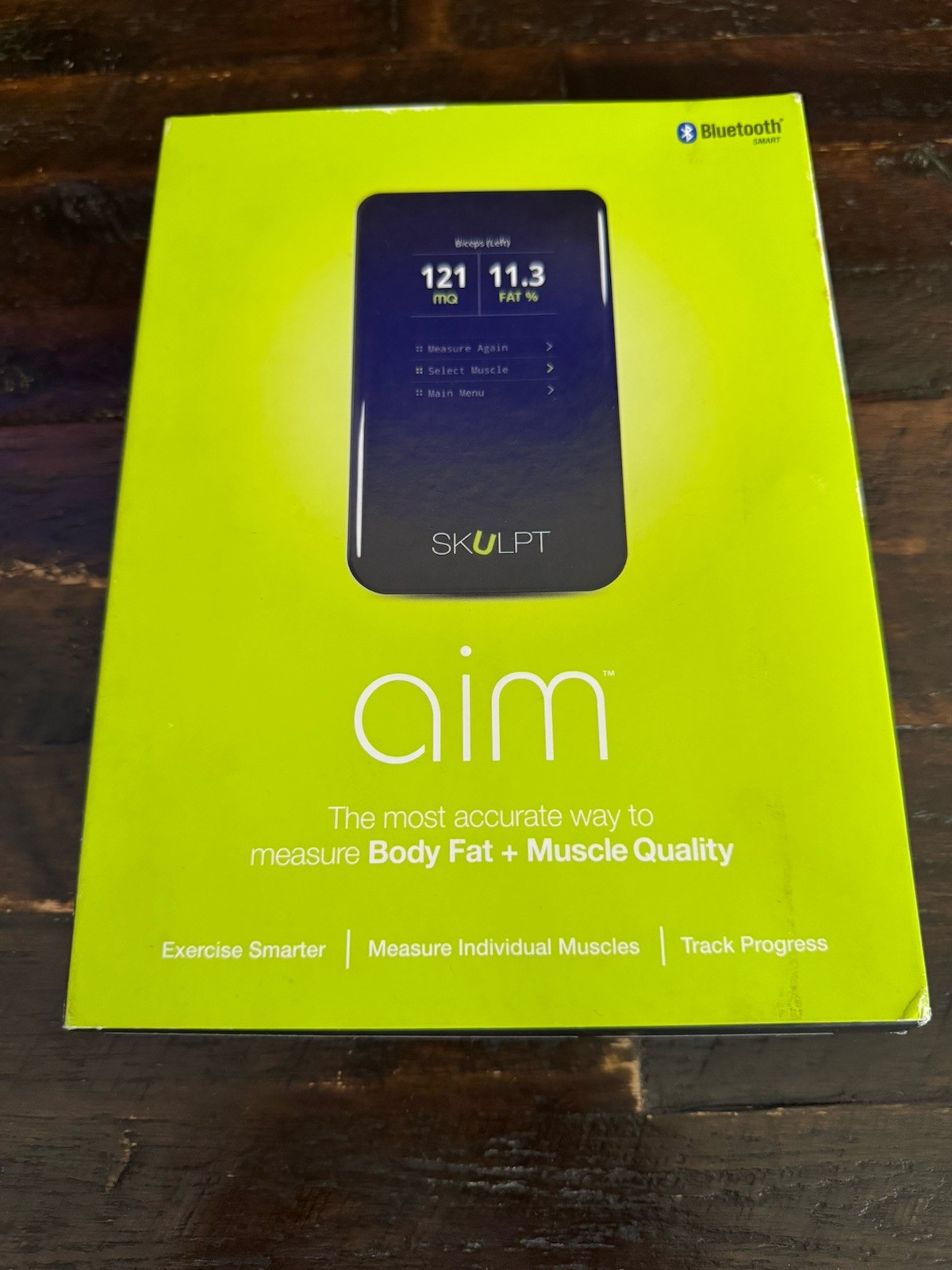 Skulpt Aim Measures Body Fat Percentage and Muscle Quality Skulpt Aim Measures Body Fat Percentage and Muscle Quality