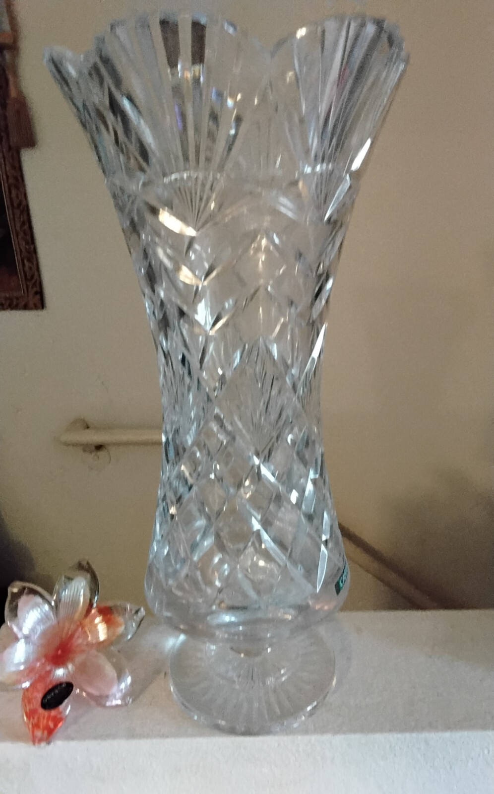 CASH\'S HUGE 17 INCH HEAVY VASE \ CASH\'S HUGE 17 INCH HEAVY VASE \