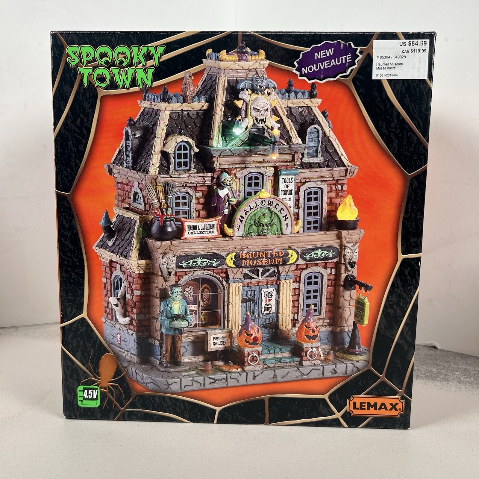 Lemax Spooky Town Haunted Museum Rare 2018 No Power Cord Lemax Spooky Town Haunted Museum Rare 2018 No Power Cord