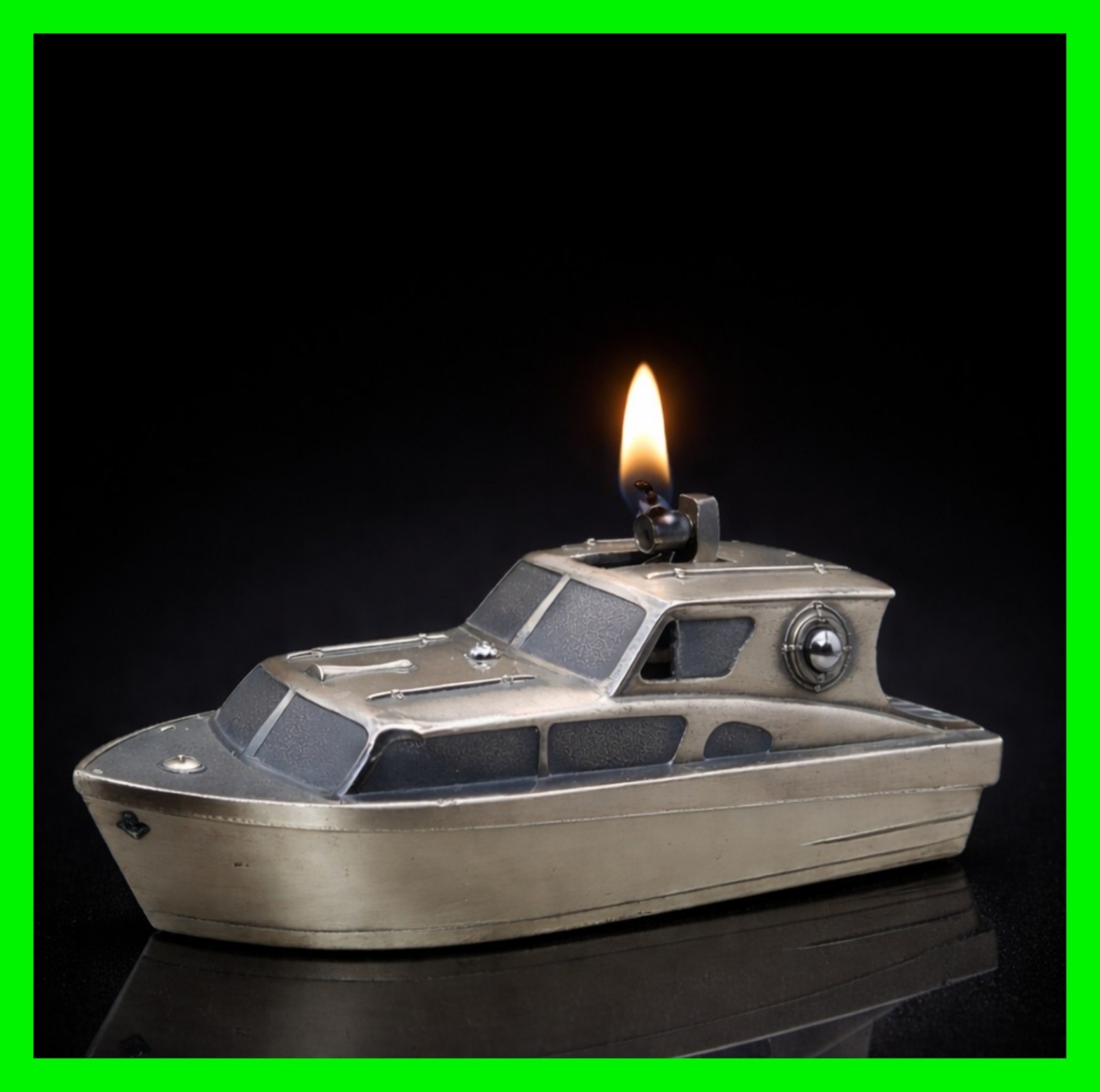Unique Vintage Push Button Yacht Boat Table Cigarette Lighter - In Working Order