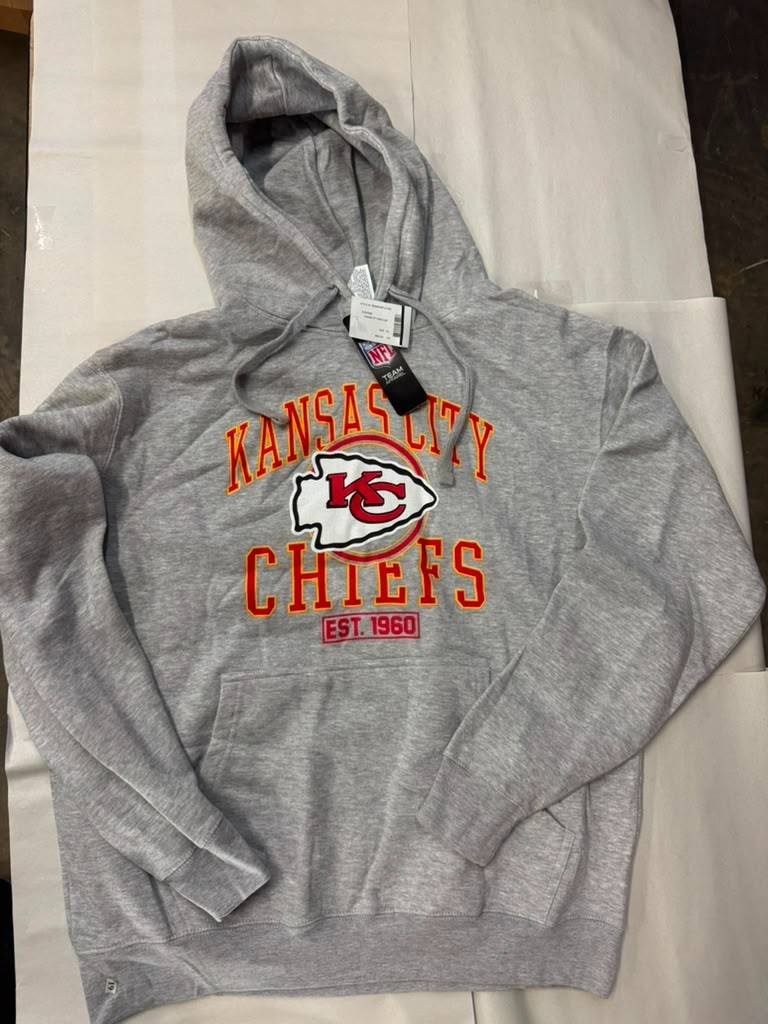 Junk Food Men's Kansas City Chiefs Cotton Hoodie Junk Food Men's Kansas City Chiefs Cotton Hoodie