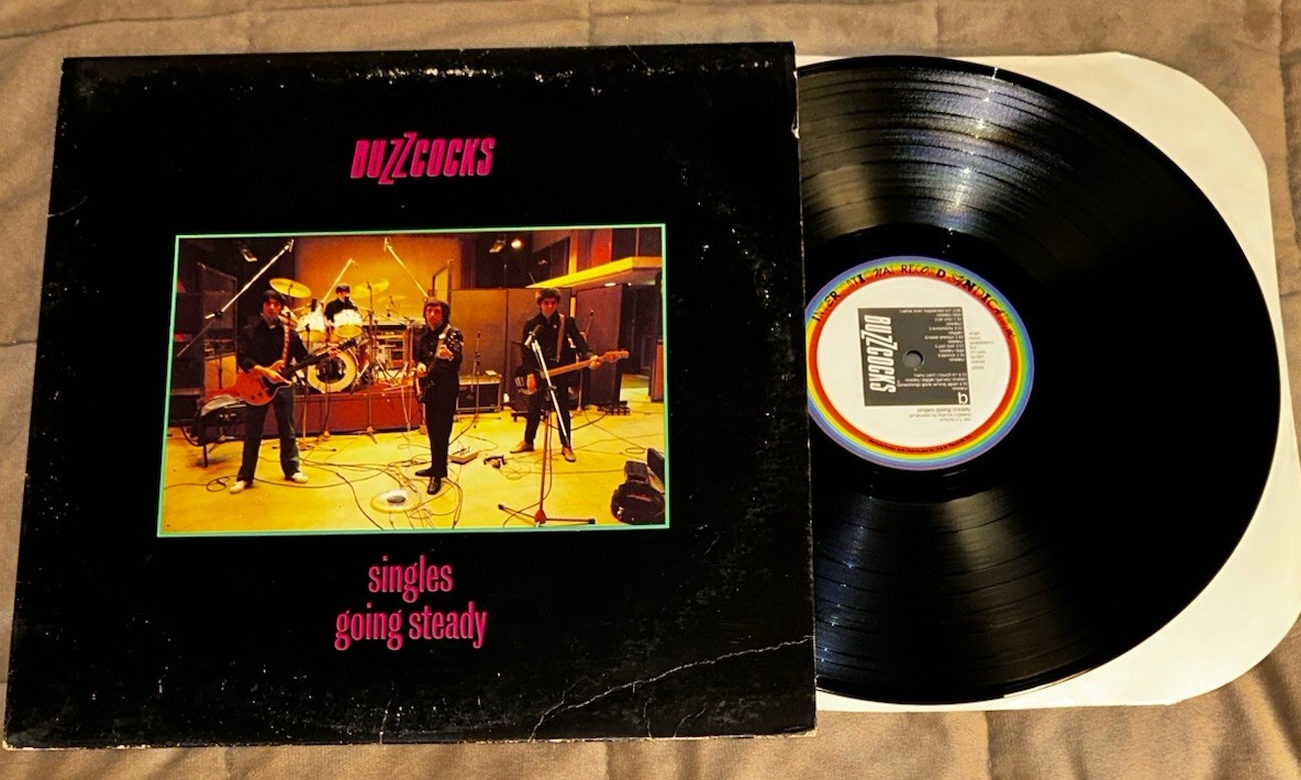 BUZZCOCKS SINGLES GOING STEADY 1st Press 1979 IRS Vinyl LP,self,punk,tension