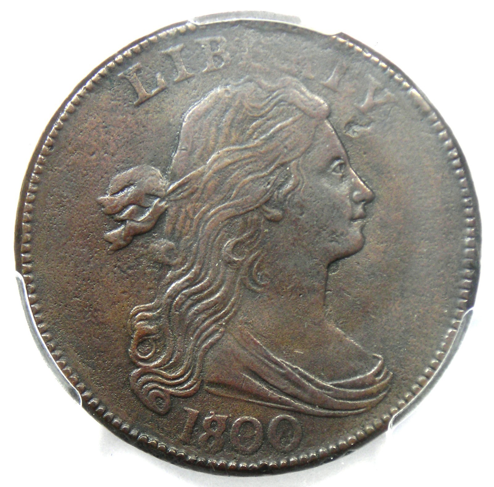 1800/1798 Draped Bust Large Cent 1C S-191 Coin - Certified PCGS AU Details