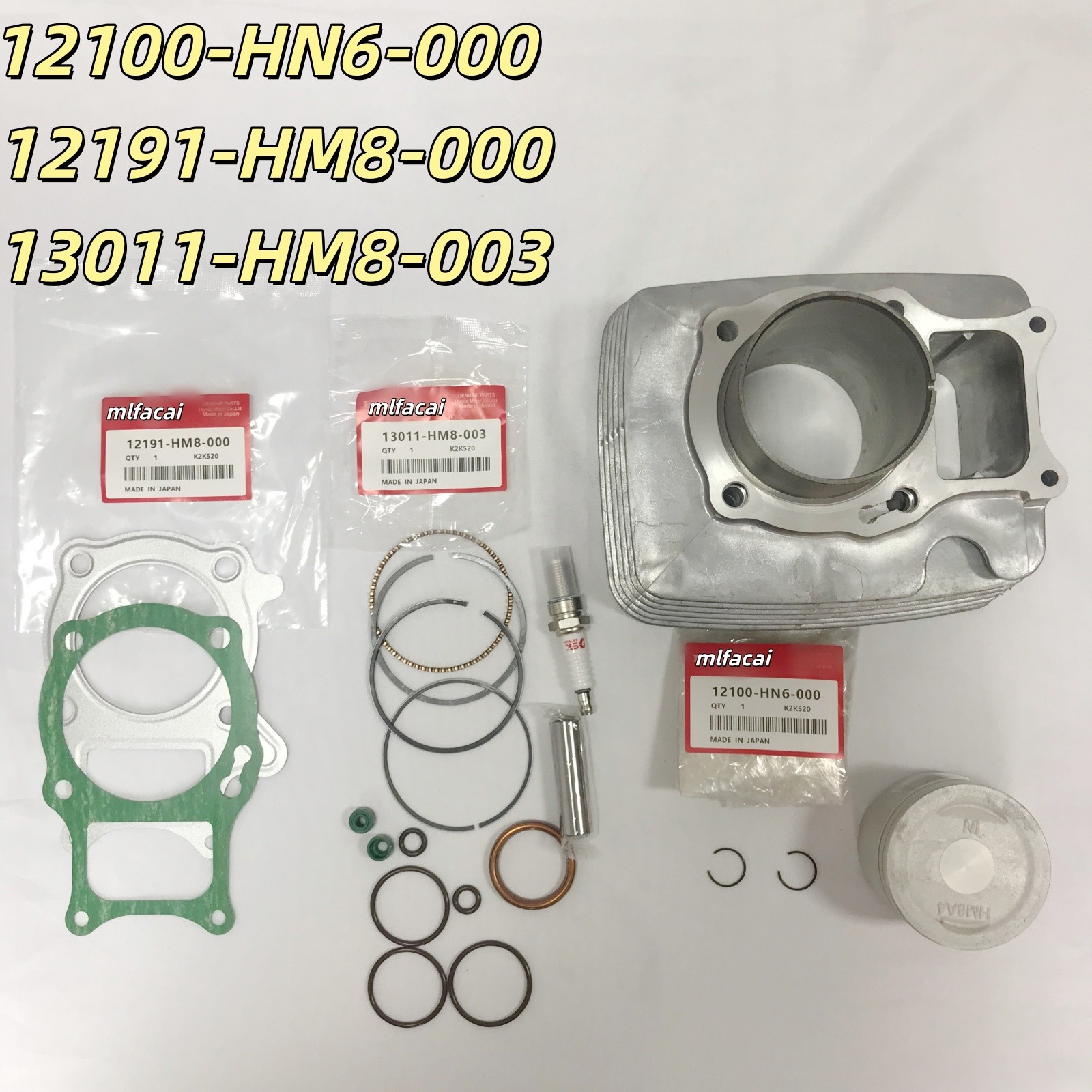 NEW Top End Rebuild Kit Cylinder For Honda Recon 250 TRX 250 1997-2020 OEM NEW Top End Rebuild Kit Cylinder For Honda Recon 250 TRX 250 1997-2020 OEM