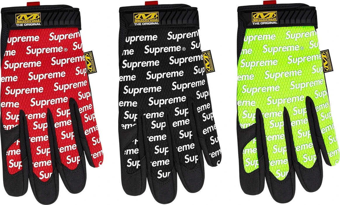 Brand New 100% Authentic Supreme Mechanix Glove SS17 Gloves Box Logo New DS NWT Brand New 100% Authentic Supreme Mechanix Glove SS17 Gloves Box Logo New DS NWT