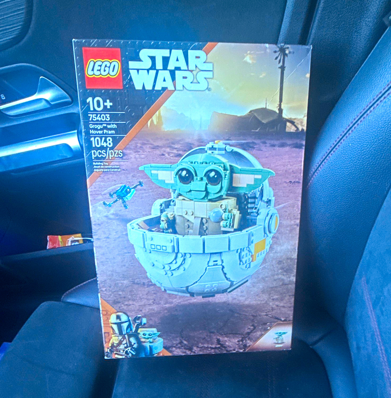 LEGO Star Wars Grogu with Hover Pram 75403 1048 pcs 10+ Display Stand LEGO Star Wars Grogu with Hover Pram 75403 1048 pcs 10+ Display Stand