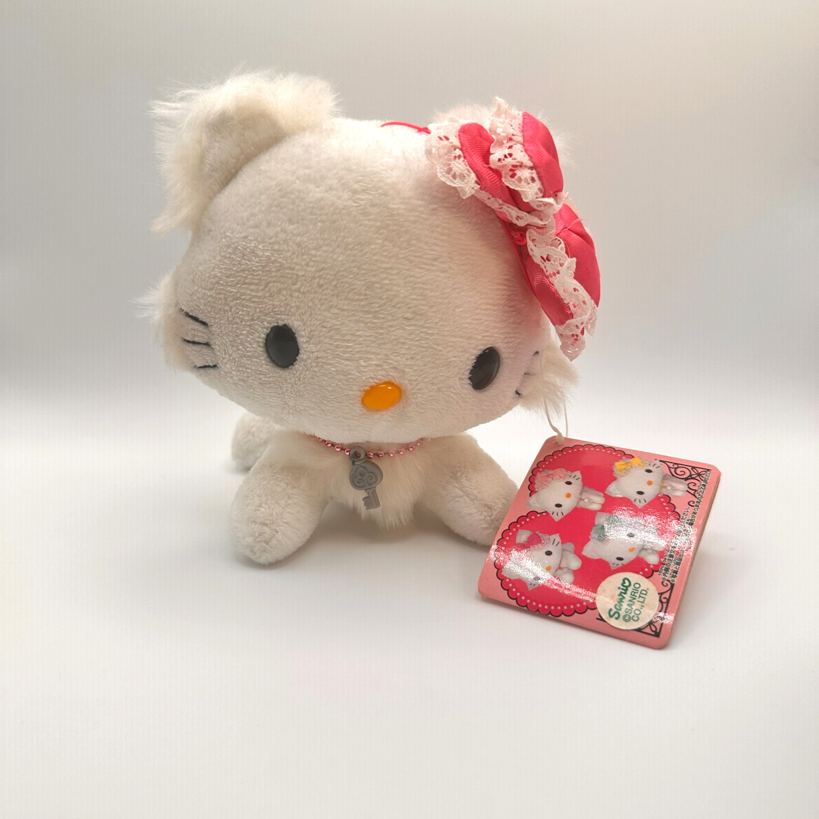 Vintage 2004 Charmmy Kitty Sanrio Japan Plush Lace Ribbon